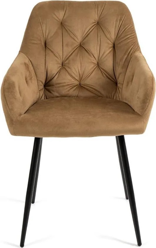 AVENBERG LOREN Étkezőszék szett - 2 db, bézs