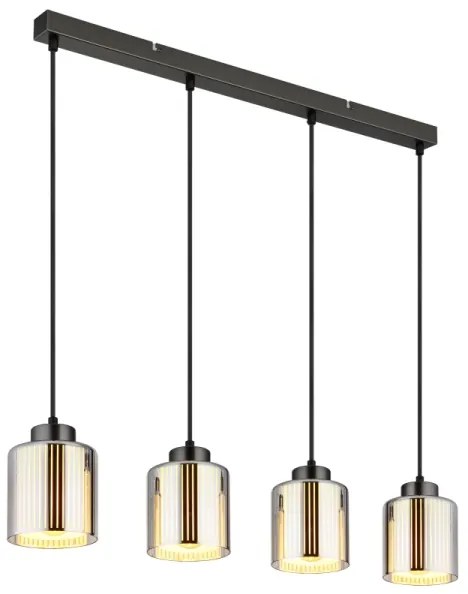 Globo 16056-4H - Csillár zsinóron FELICIA 4xE27/60W/230V