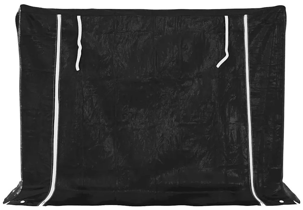 Tűzifa állvány esővédővel 151x60,5x110,5 cm horganyzott acél