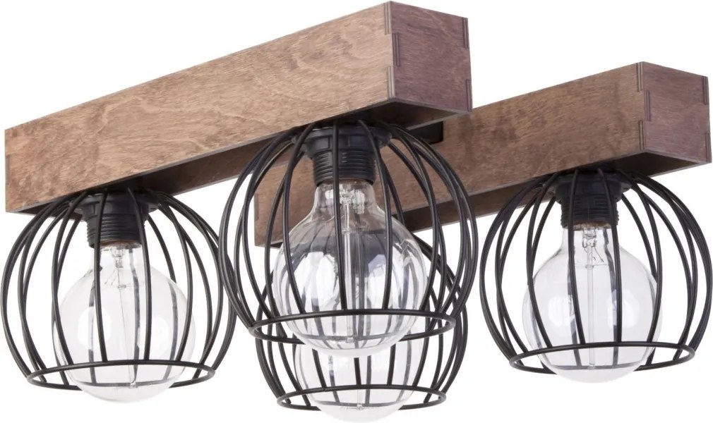 SIGMA LIGHTING 31575 MILAN Vintage Mennyezeti Lámpák Barna, Fekete E27 IP20