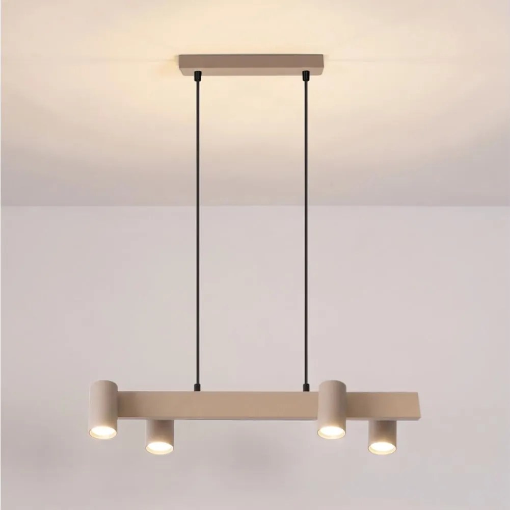 Brilagi - Kábeles csillár SELE 4xGU10/30W/230V bézs