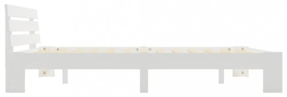 fehér tömör fenyőfa ágy matrac nélkül 180 x 200 cm