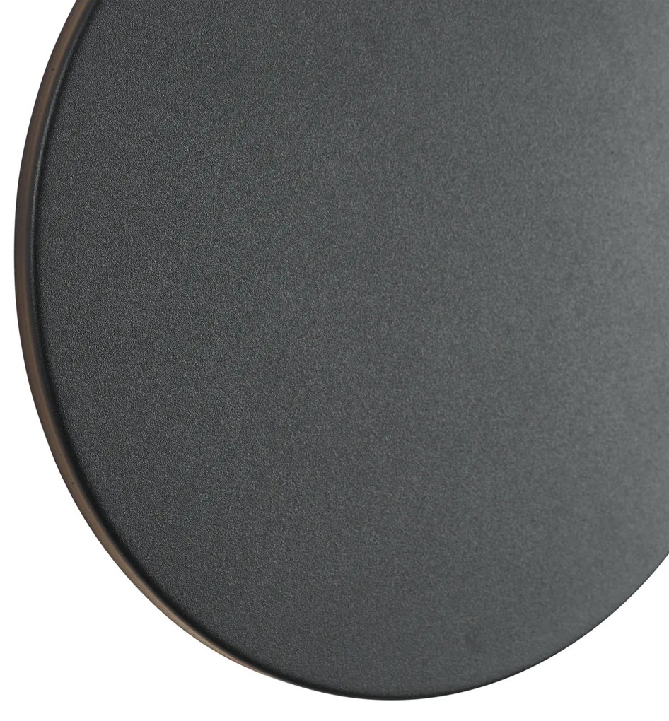 Kültéri fali lámpa fekete LED-del IP54 - Soleil