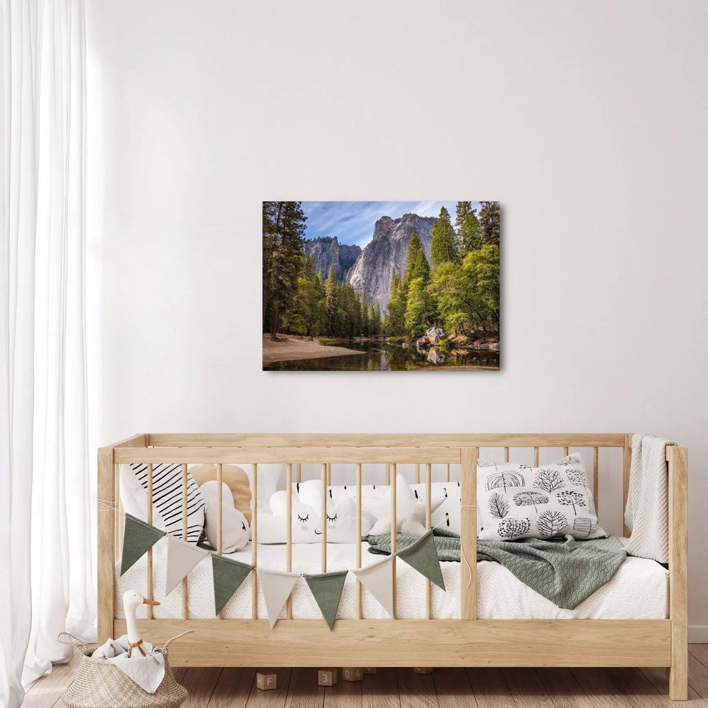 Kép - A Yosemite szikla alatt (70x50 cm)