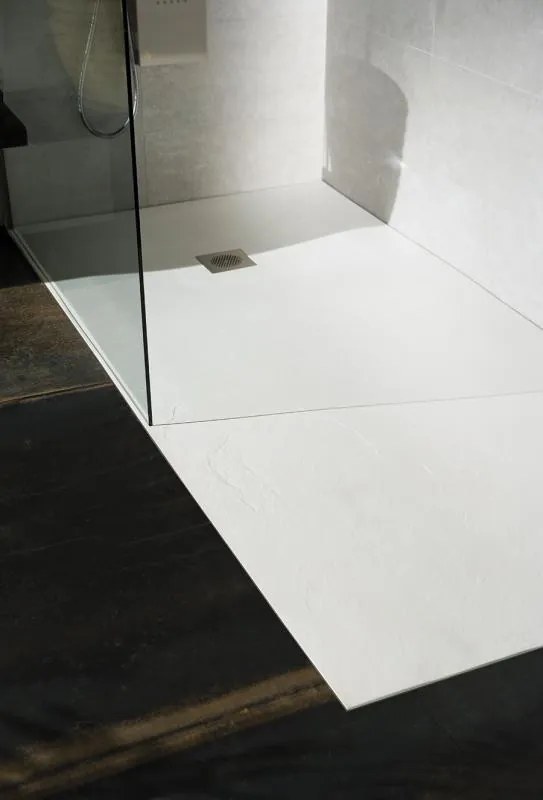 AREZZO design SOLIDSoft zuhanytálca 90x90 cm, FEHÉR, színazonos lefolyóval (2 doboz)