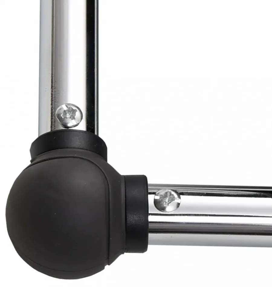 fekete lábtámasz 45 x 40 x 13,5 cm