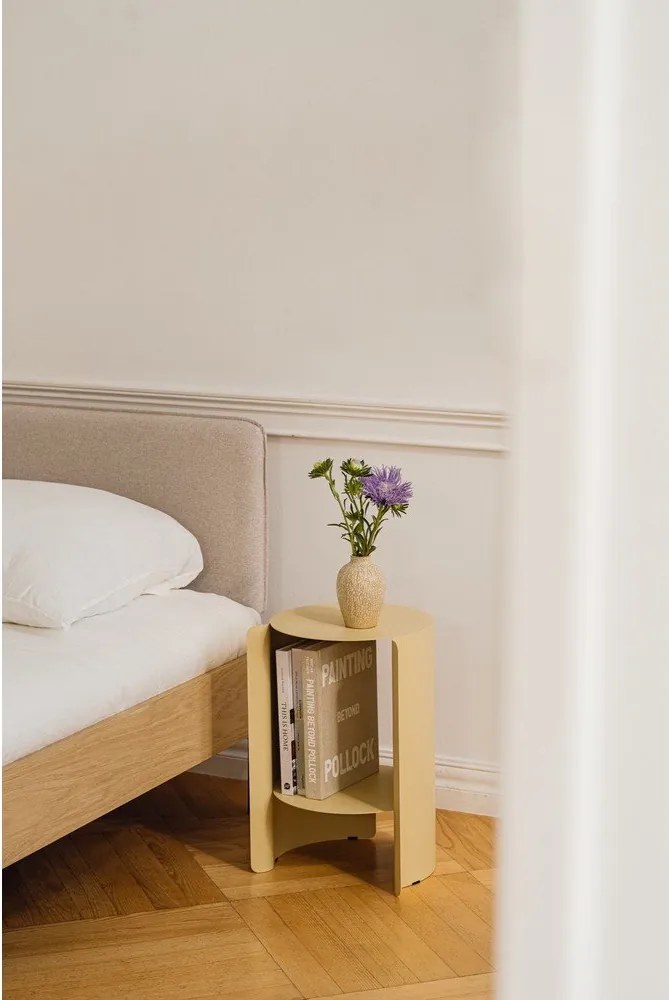 Acél kerek tárolóasztal ø 32 cm Wa – noo.ma