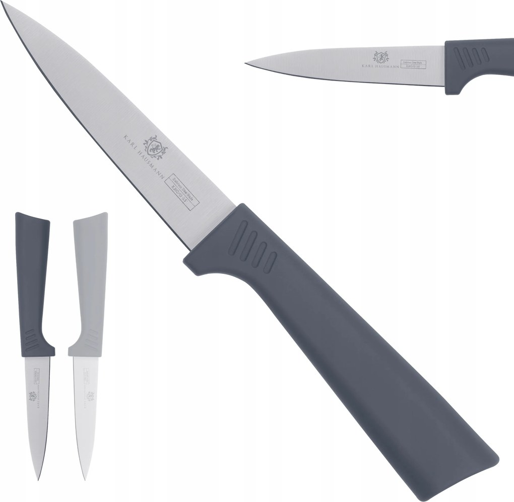 8,5 cm-es Szürke Univerzális Konyhakés Zöldségekhez, Egyszerű Karl Hausmann kés