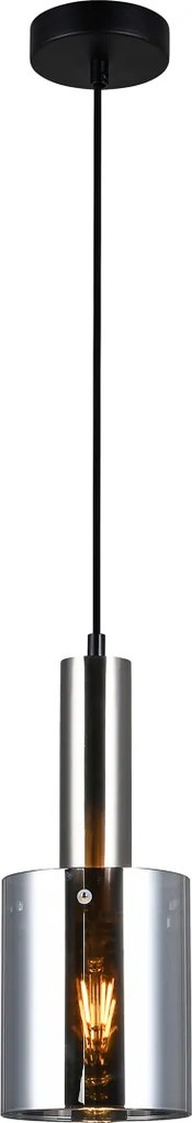 Italux glamour modern függeszték sardo füstös nikkel itxpnd-5581-1-sc+sg