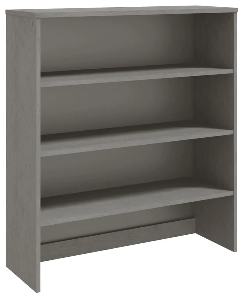 HAMAR világosszürke tömör fenyőfa felső szekrény 90x30x100 cm