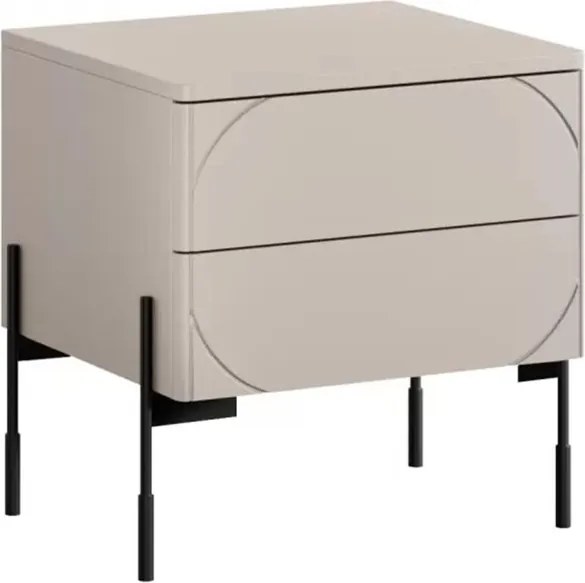 Sonatia 45 éjjeliszekrény 2SZ - kasmír