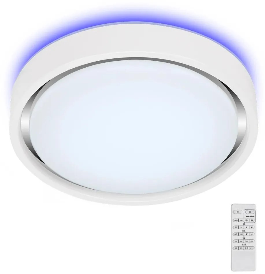 Briloner Briloner 3227-016 - LED RGB Dimmelhető lámpa érzékelővel LED/24W/230V + távirányító BL1489