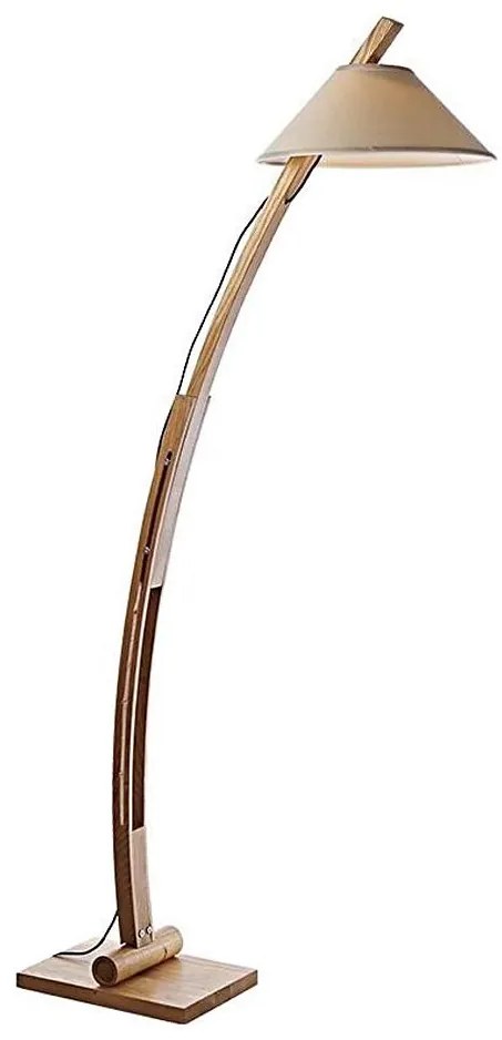 Tömör kőris állólámpa 1xE27/60W/230V