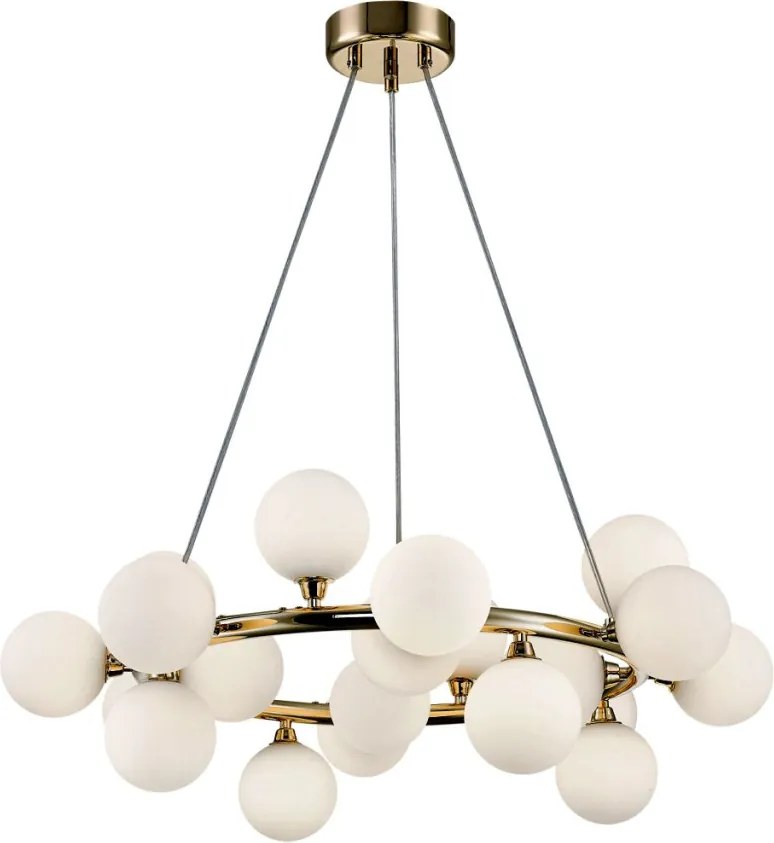 ZUMA LINE P0462-20C-F7AA BOBO Glamour Függesztett Lámpa Arany G9 IP20