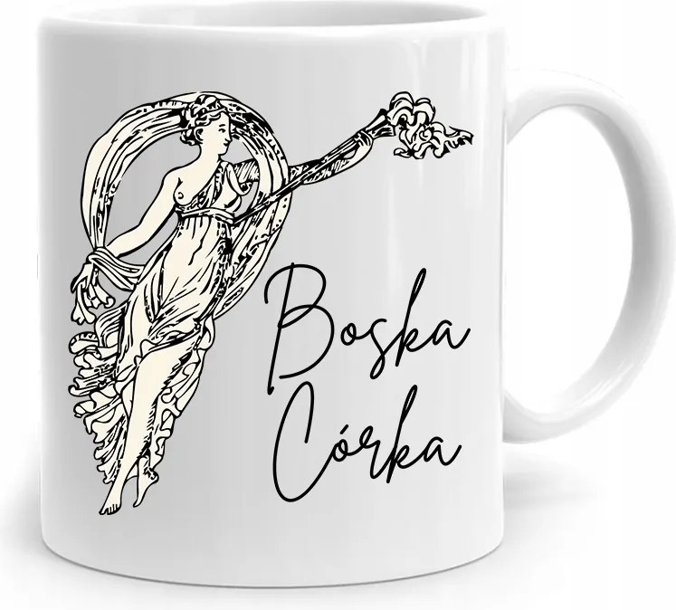 Bögre Ajándék Lányának Isteni Lánya fényképes nyomtatással