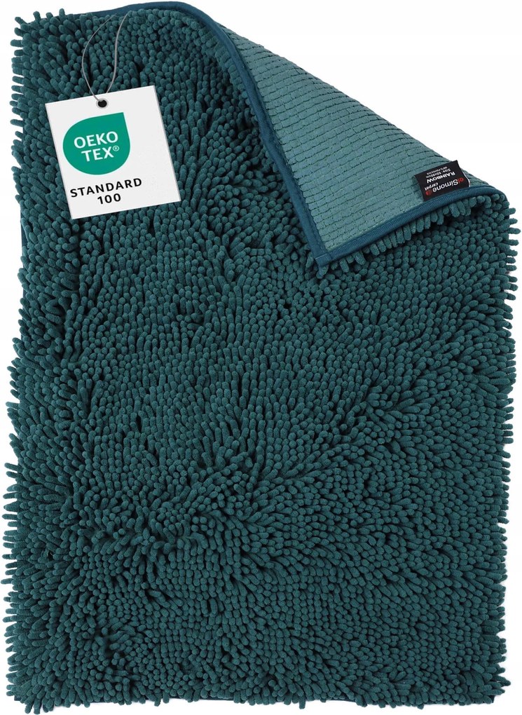 Nagy Nedvszívó Fürdőszobaszőnyeg Mosható Palackszőnyeg Zöld 70X120cm