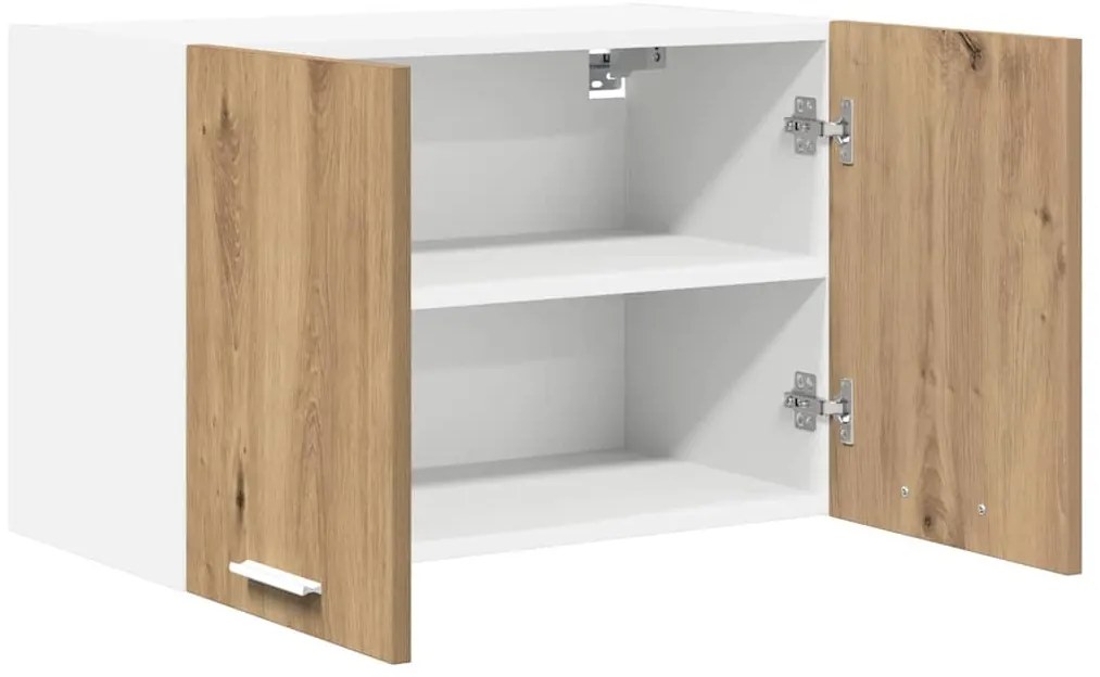 Függő szekrény Riga Artisan tölgy és fehér 60 x 31 x 40 cm