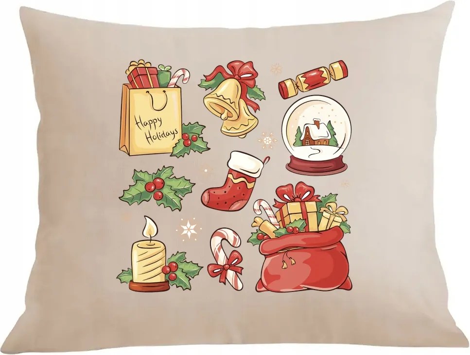 Párna+párnahuzat Karácsony Karácsonyi ajándék