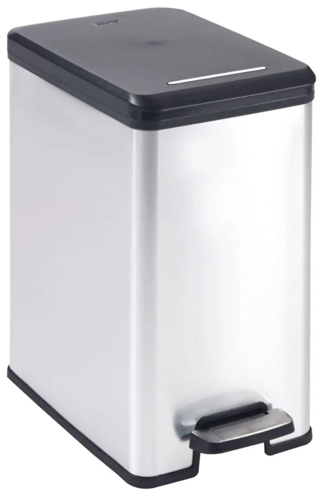 Curver Hulladékgyűjtő SLIM BIN 25L, ezüst