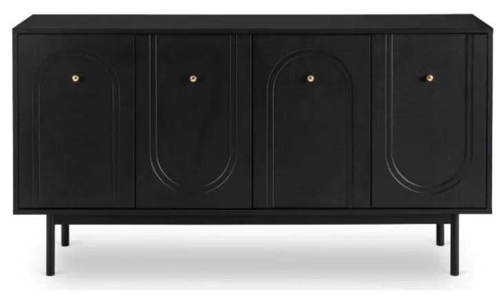 Komoda MARLEN 155 cm Czarna