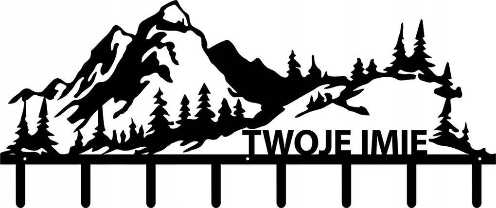 Akasztó ruhatartó medálok kampó Név saját logó felirat