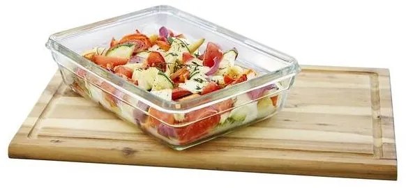 Tefal - Élelmiszer tartó 2 l MSEAL GLASS piros/üveg