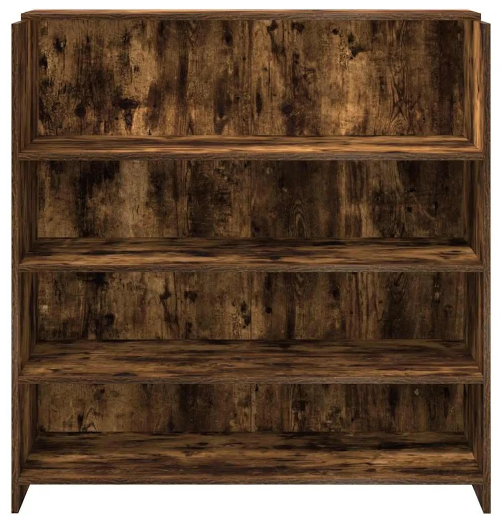 recepciós pult füstös tölgy 100x50x103,5 cm szerelt fa