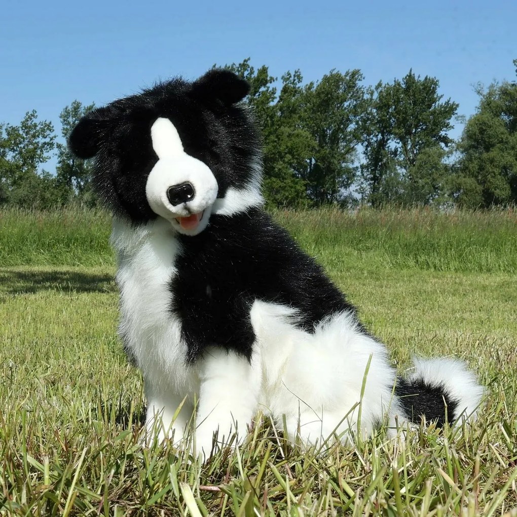Rappa Plüss Border collie kutya 40 cm ECO -FRIENDLY