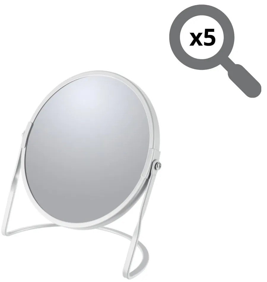 Kozmetikai nagyítós tükör (ötszörös nagyítás) ø 18 cm Akira – Spirella