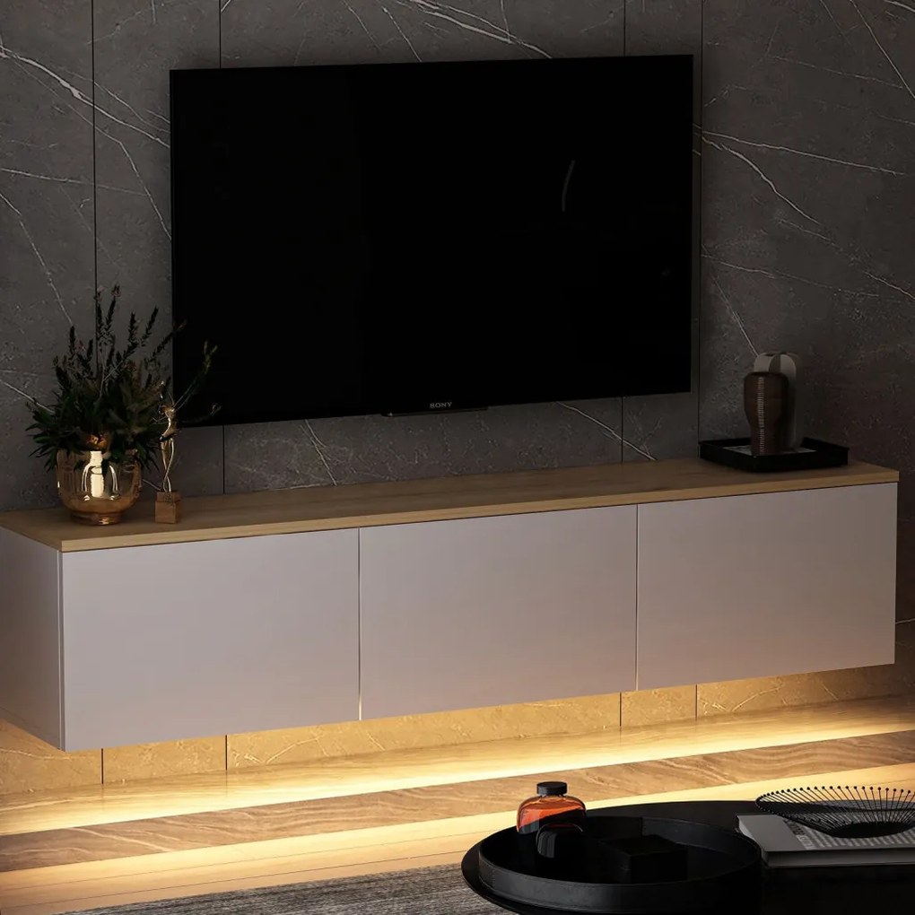 Neon - fehér v2 TV-állvány
