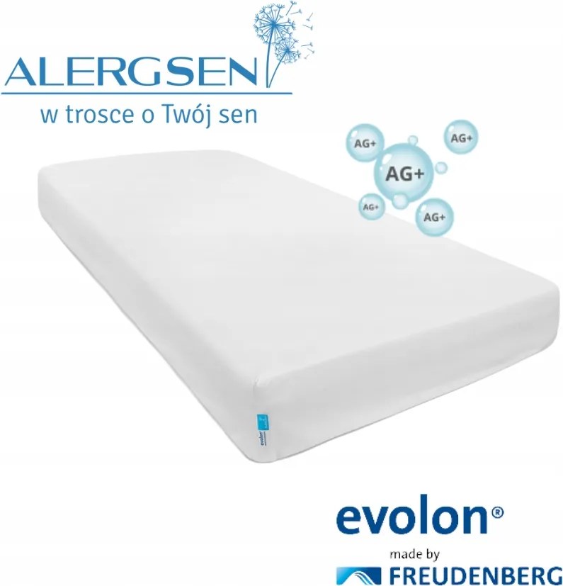 Atkák elleni gumis lepedő Evolon ezüst ionokkal Ag+ 70X140x10