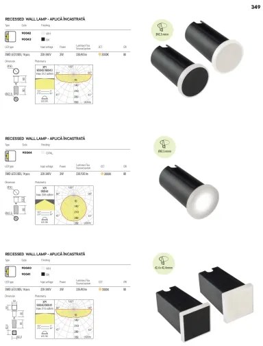 Redo 90042 - LED Kültéri beépíthető lámpa INCAS LED/2,3W/230V IP65