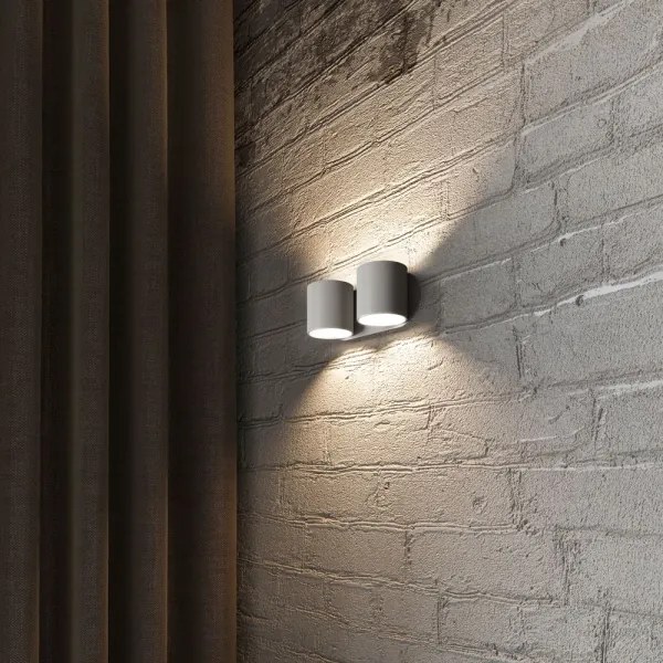 Fali spotlámpa ORBIS 2xG9/40W/230V szürke