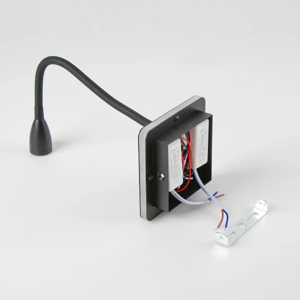 Brilagi - LED Rugalmas fali lámpa MAYA Double LED/4W/230V + LED/3W fekete