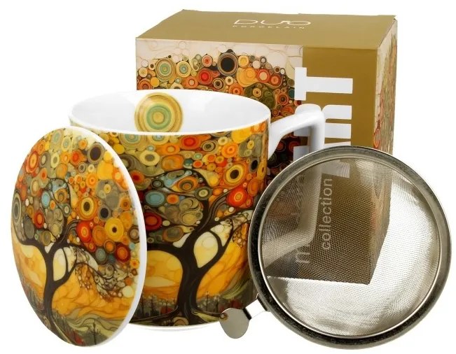 Vincent van Gogh Modern életfa Van Gogh porcelán sokszínű 11x9x9 cm