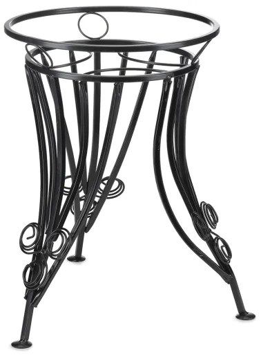 Virágállvány 47x43 cm fekete