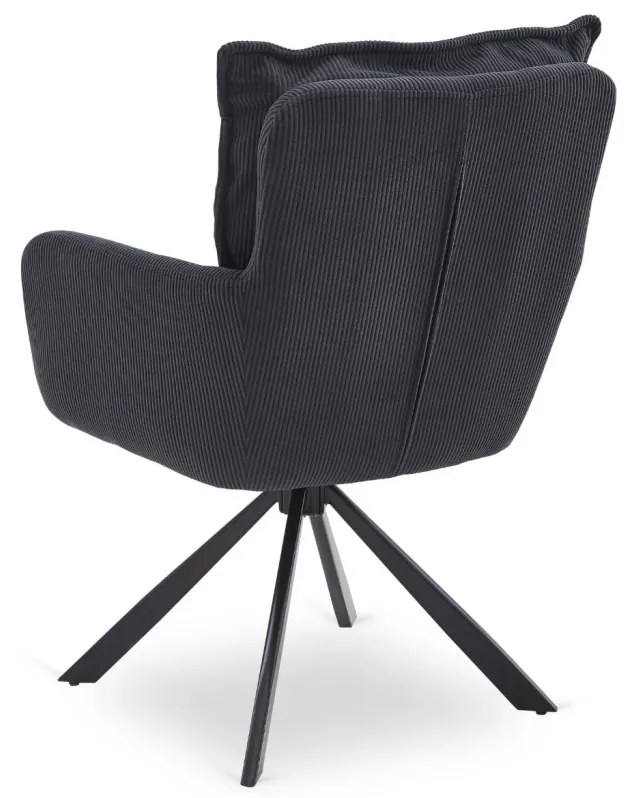 Forgó Étkező/Tárgyaló Fekete Színben. CITY