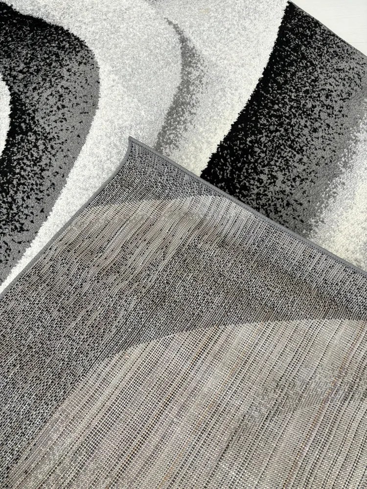 Nora 6031 szürke modern szőnyeg 80x250 cm