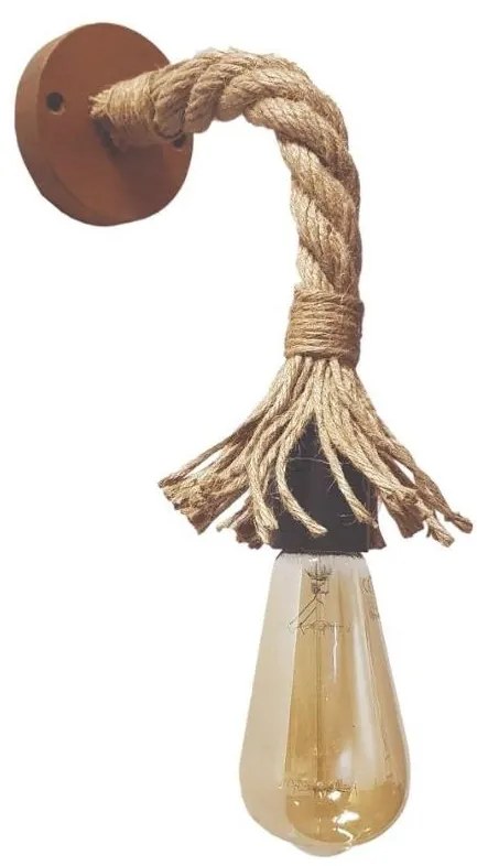 Brilagi - Fali lámpa KOS 1xE27/60W/230V bükkfa