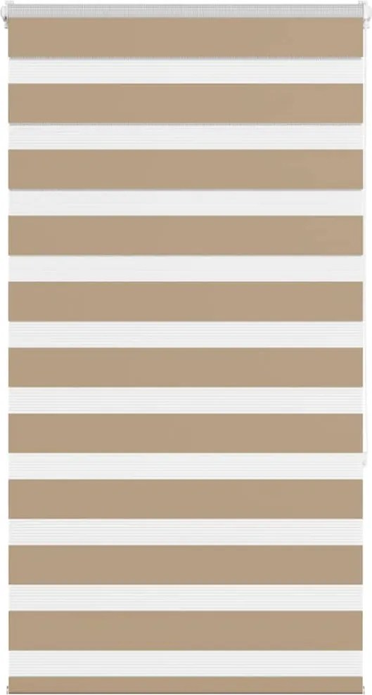 vidaXL zebrafüggönnyel homokbarna szövetszélesség 70,9 cm poliészter