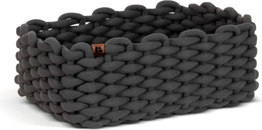 Textil tárolókosár 35x25x14 cm Peach Skin M – Bigso