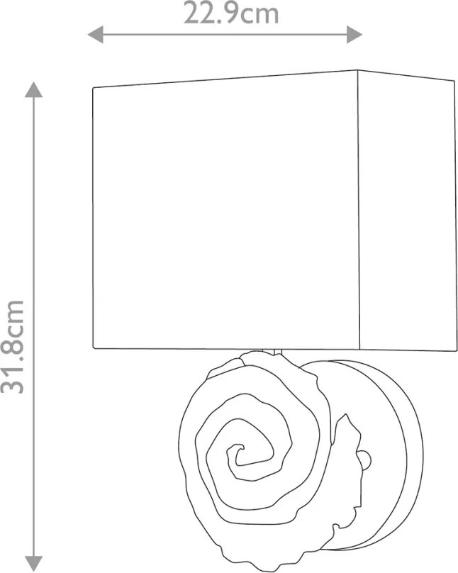 Flambeau Swirl FB-SWIRL-1L-G Fali lámpa 1x60 W/E27