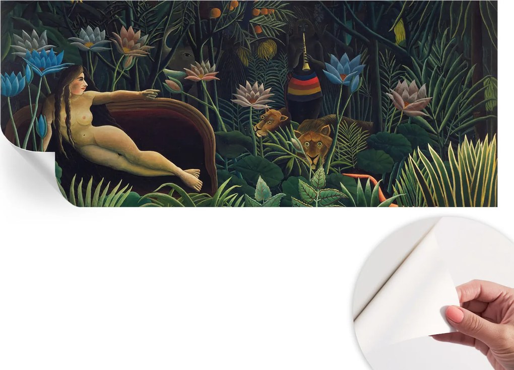 Prémium öntapadós fali fotótapéta Egzotikus dzsungel 250x104 cm