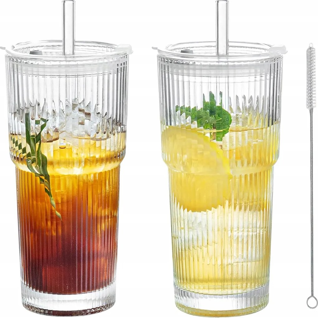 Kávés Teáspoharak 600ml Téli Poharak Pohár Szett 2 db