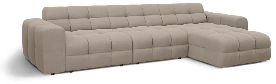 Barna sarokkanapé (jobb oldali-heverő résszel) Kendal – Micadoni