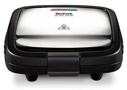 Tefal - Szendvics készítő CROC TIME 700W/230V fekete/króm
