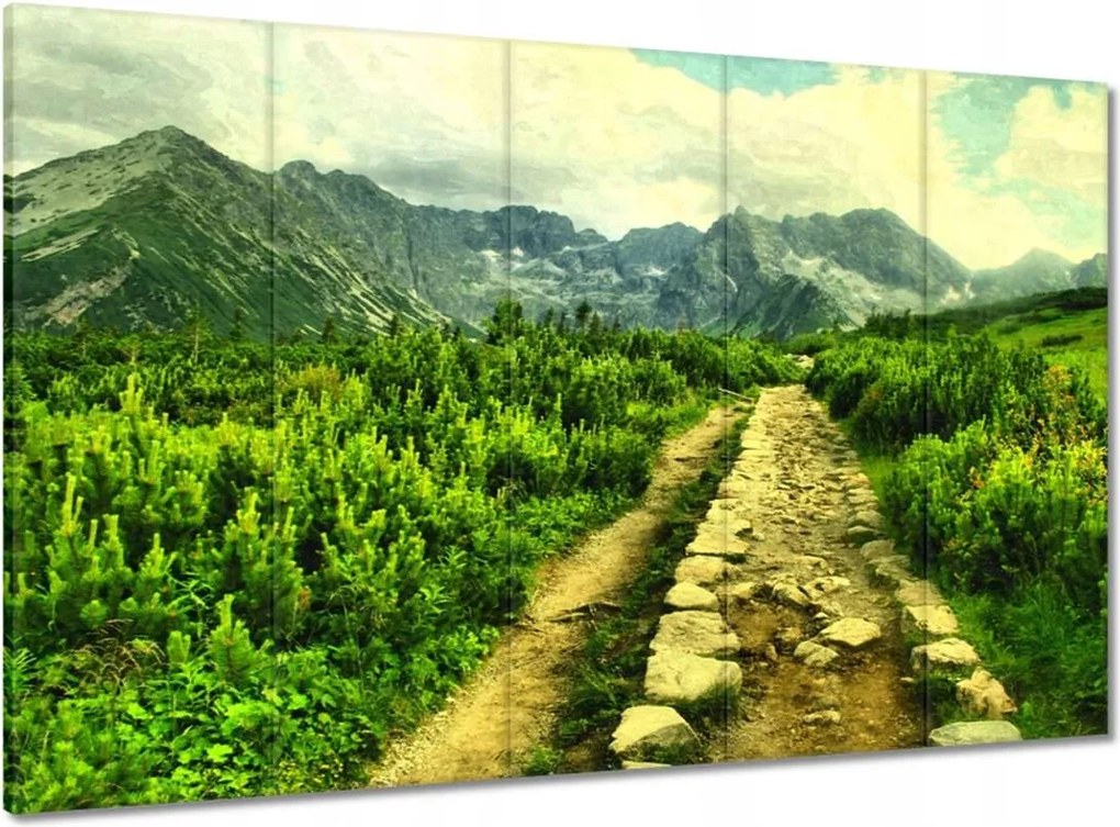 Vászonkép 100x70 Napsütéses nap a Tátrában