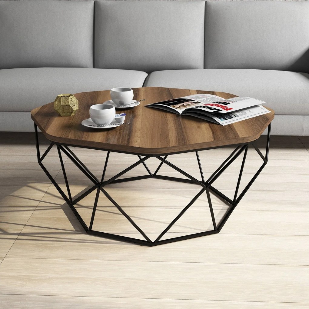 Dohányzóasztal Diamond - Walnut