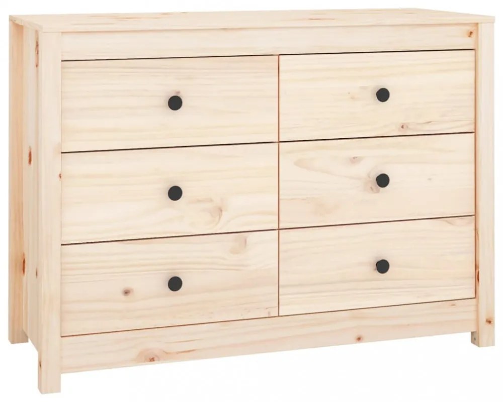 tömör fenyőfa kisszekrény 100 x 40 x 72 cm