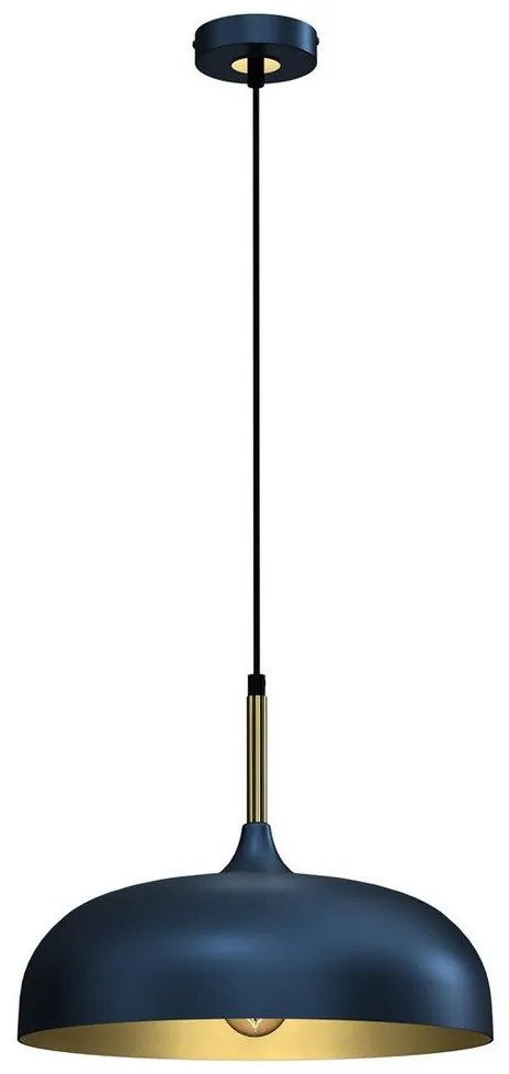 Milagro Csillár zsinóron LINCOLN 1xE27/60W/230V á. 35 cm kék MI1802